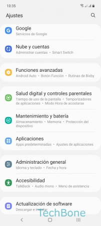 Paso 2: Presiona Mantenimiento y batería Ahorro de energía máximo - Presiona Mantenimiento y batería