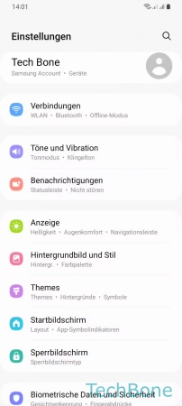Schritt 2: Tippe auf Themes Ändern - Tippe auf Themes