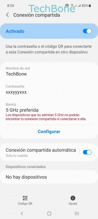 Paso 5: Presiona Configurar Banda del punto de acceso Wi-Fi - Presiona Configurar
