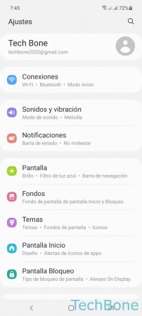 Paso 2: Presiona Conexiones Compartir la Conexión por USB (Tethering) - Presiona Conexiones