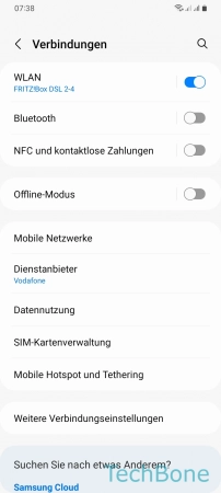 Schritt 3: Tippe auf Datennutzung Datenlimit ändern - Tippe auf Datennutzung
