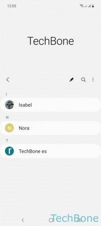 Paso 4: Presiona Editar Editar un grupo de contactos - Presiona Editar