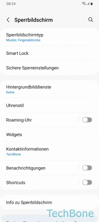 Schritt 3: Tippe auf Sichere Sperreinstellungen Automatisches Zurücksetzen - Tippe auf Sichere Sperreinstellungen