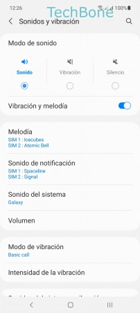 Paso 3: Presiona Sonido del sistema Establecer el tema de sonido - Presiona Sonido del sistema
