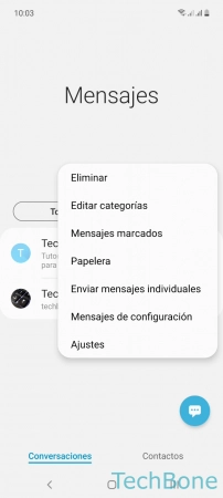 Paso 3: Abre los Ajustes Estado de la entrega - Abre los Ajustes