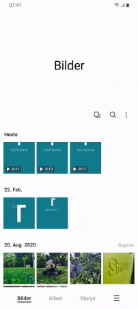 Schritt 2: Öffne das Menü Wiederherstellen - Öffne das Menü