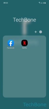 How to Add apps to the folder on Home Screen - Tap on  Add 