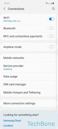 How to Change the Billing Cycle Date - Tap on  Data usage 