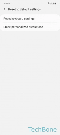 How to Delete Personalized predictions - Tap on  Erase personalized predictions 