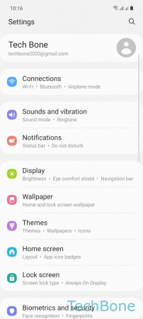 how to get full screen on samsung phone