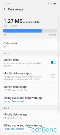 How to Select Apps that always use Mobile data - Tap on  Mobile data only apps 