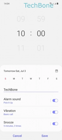 How to Set an Alarm - Set  Other options 