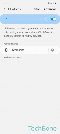 How to Share Internet with Bluetooth device - Tap on  Settings 