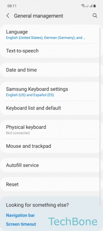 How to Turn On/Off Autocorrect - Tap on  Samsung Keyboard settings 