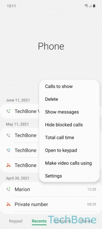 How to Turn On/Off Call waiting - Tap on  Settings 