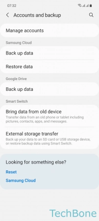 How to Turn On/Off  Google Drive Backups - Tap on  Back up data 