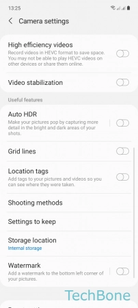 How to Turn On/Off Grid lines in Camera - Enable or disable  Grid lines 