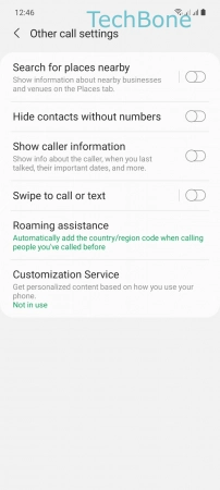 How to Turn On/Off Roaming Assistance - Tap on  Roaming assistance 