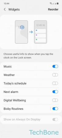 How to Turn On/Off Widgets on Lock screen - Turn On/Off on or more  Widgets 