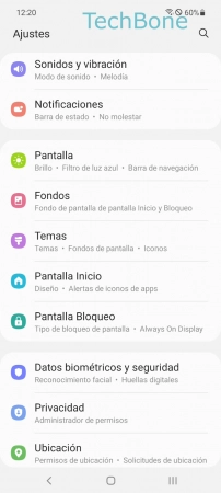 Paso 2: Presiona Pantalla Invertir botones de la barra de navegación - Presiona Pantalla