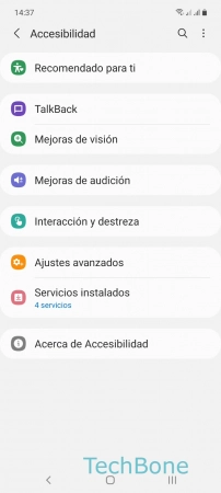 Paso 3: Presiona Interacción y destreza Menú de asistencia - Presiona Interacción y destreza