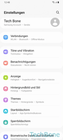 Schritt 2: Tippe auf Verbindungen NFC ein-/ausschalten - Tippe auf Verbindungen