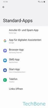Schritt 4: Tippe auf SMS-App Nachrichten (SMS) - Tippe auf SMS-App
