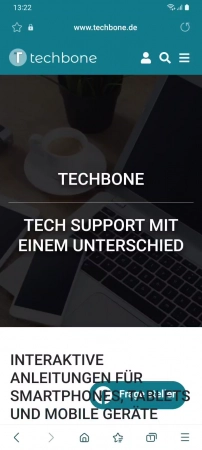 Schritt 2: Öffne das Menü Startseite ändern - Öffne das Menü