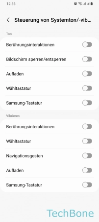 Schritt 4: Aktiviere oder deaktiviere Bildschirm sperren/entsperren Sperrton - Aktiviere oder deaktiviere Bildschirm sperren/entsperren