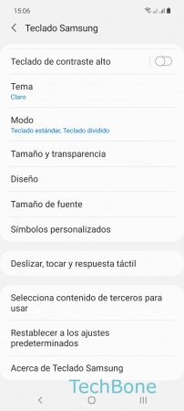 Paso 4: Presiona Diseño Teclas numéricas - Presiona Diseño