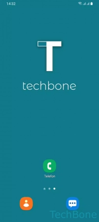 Anrufanzeige bei App-Verwendung - Öffne  Telefon 