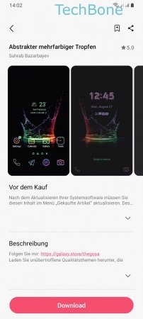 Ändern - Tippe auf  Download 