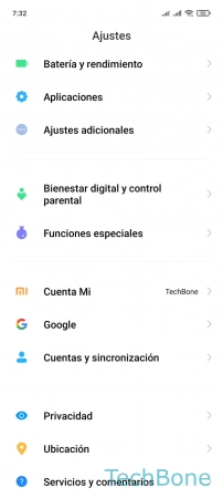 Paso 2: Presiona Funciones especiales Activar o desactivar Game Turbo - Presiona Funciones especiales