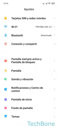 Paso 2: Presiona Pantalla de inicio Activar o desactivar la Confirmación de gestos - Presiona Pantalla de inicio