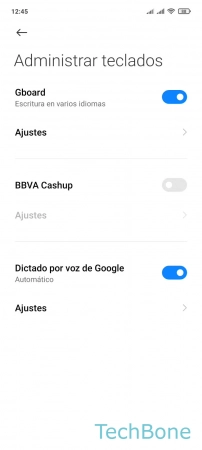 Paso 5: Abre los Ajustes Añadir un Espacio tras Puntuación - Abre los Ajustes