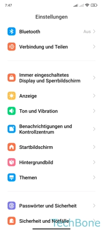 Blur-Effekt in App-Vorschau - Tippe auf  Startbildschirm 