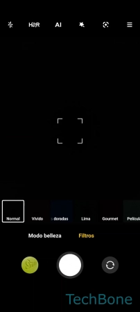 Paso 3: Selecciona un Filtro de cámara Aplicar Filtros de Cámara - Selecciona un Filtro de cámara