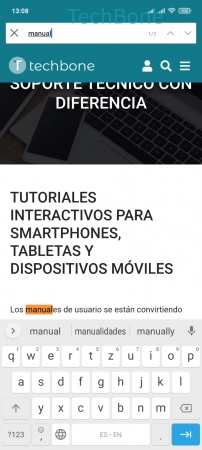 Paso 4: Ingresa un Término de búsqueda y presiona Continuar Buscar en la Página web - Ingresa un Término de búsqueda y presiona Continuar