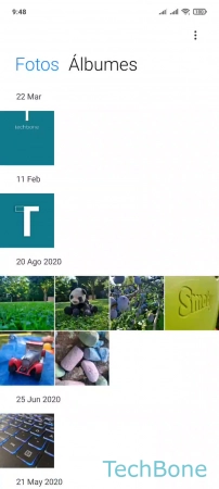 Paso 2: Mantén presionado un Archivo Eliminar Fotos o Vídeos - Mantén presionado un Archivo