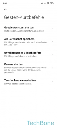 Ein/Aus-Taste - Tippe auf  Google Assistant starten 