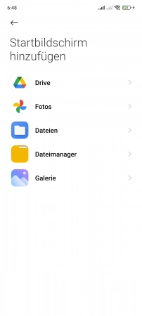 Schritt-6 Wähle eine App Sperrbildschirm - Wähle eine App