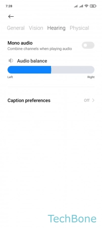 How to Adjust Audio balance - Swipe  left  or  right  to adjust the Audio balance