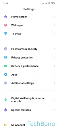 How to Allow/Deny Do not Disturb access - Tap on  Privacy protection 