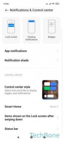 How to Show/Hide the Notch in individual Apps - Tap on  Status bar 