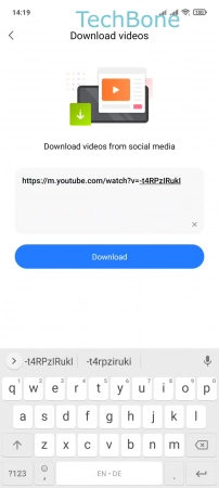 How to Download Videos directly using Browser app - Tap on  Download 