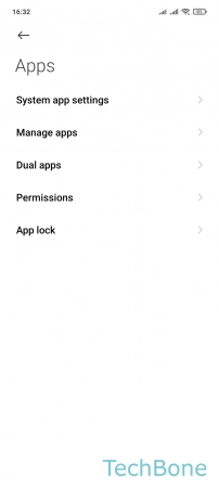 How to Hide/Show Apps - Tap on  App lock 