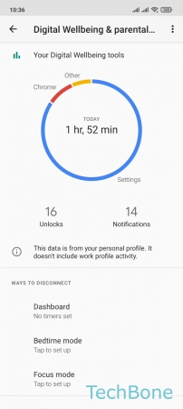 How to Limit App usage (App timer) - Tap on  Dashboard 