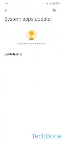How to Manage Updates for System-Apps - Tap on  Settings 
