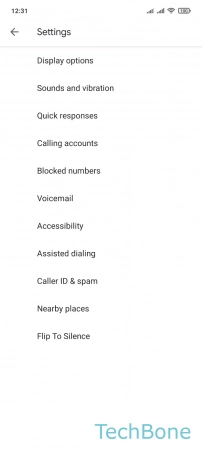 How to Set up Fixed Dialing Numbers - Tap on  Calling accounts 