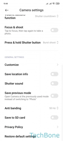 How to Turn on/off Camera Shutter Sound - Enable or disable  Shutter sound 